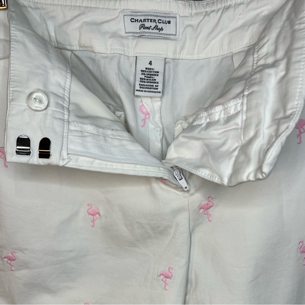 Charter Club Shorts flamingos 4 - Picture 7 of 10